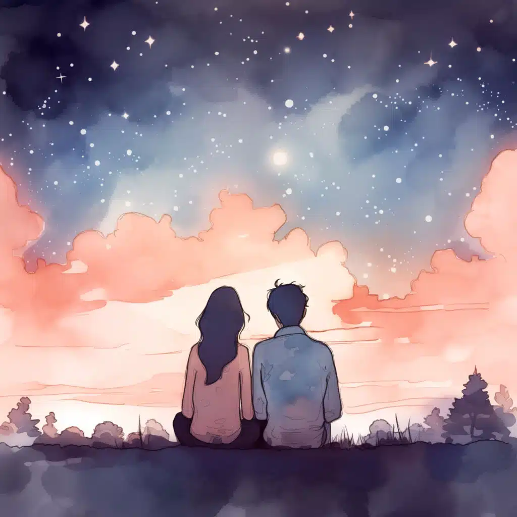 By your side, holding your hand in silence.