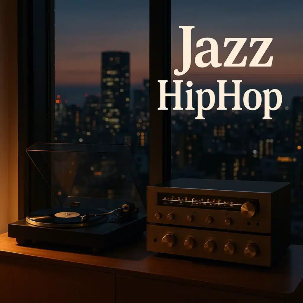 静かな夜に鳴るリズムの灯り