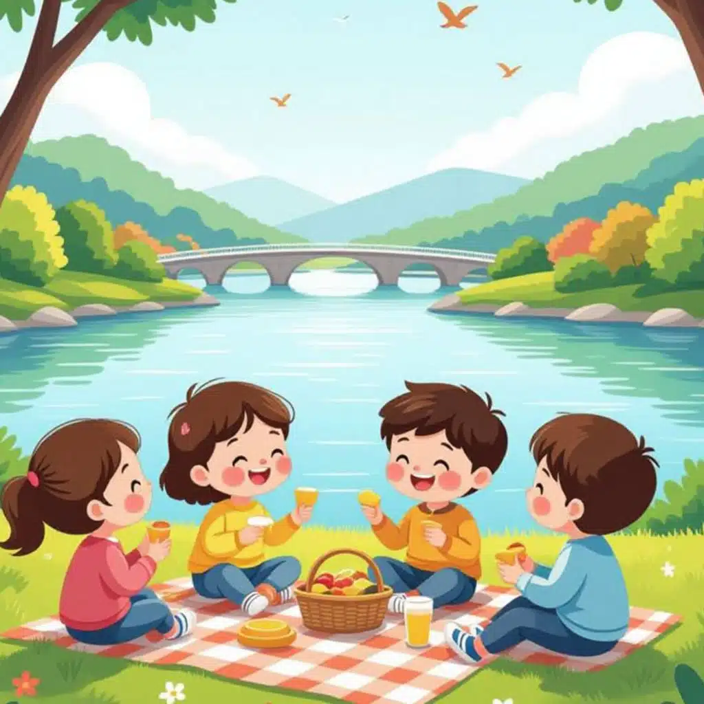 아침 스트레칭송 - 행복한 노래 시간