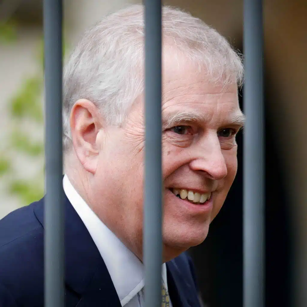 Why did Prince Andrew lose his Royal titles?