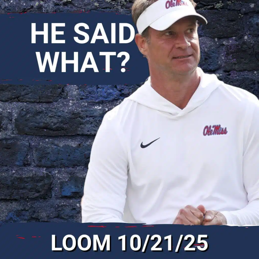 LOOM 10/21/25 - WOW: Lane Kiffin's NO COMMENT Comment on Florida makes OKLAHOMA feel more MASSIVE