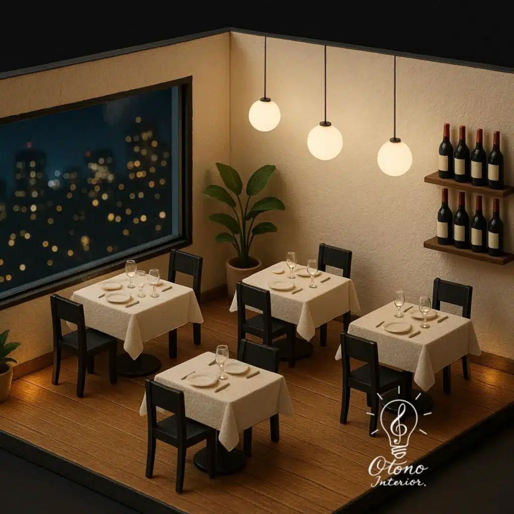 Restaurant with a Night View - 夜景が見えるレストラン