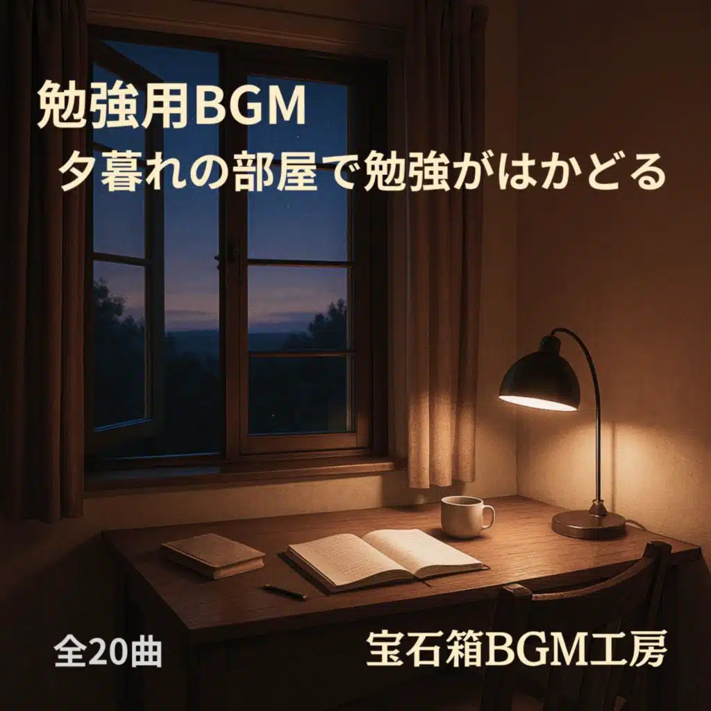 勉強用BGM 夕暮れの部屋で勉強がはかどる