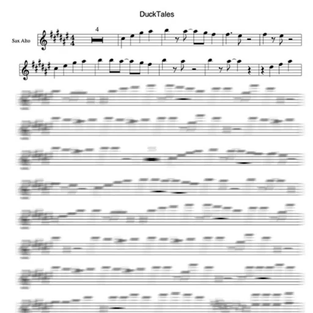 Duck Tales - Main Theme Song (Syntheticsax Saxophone Edit)