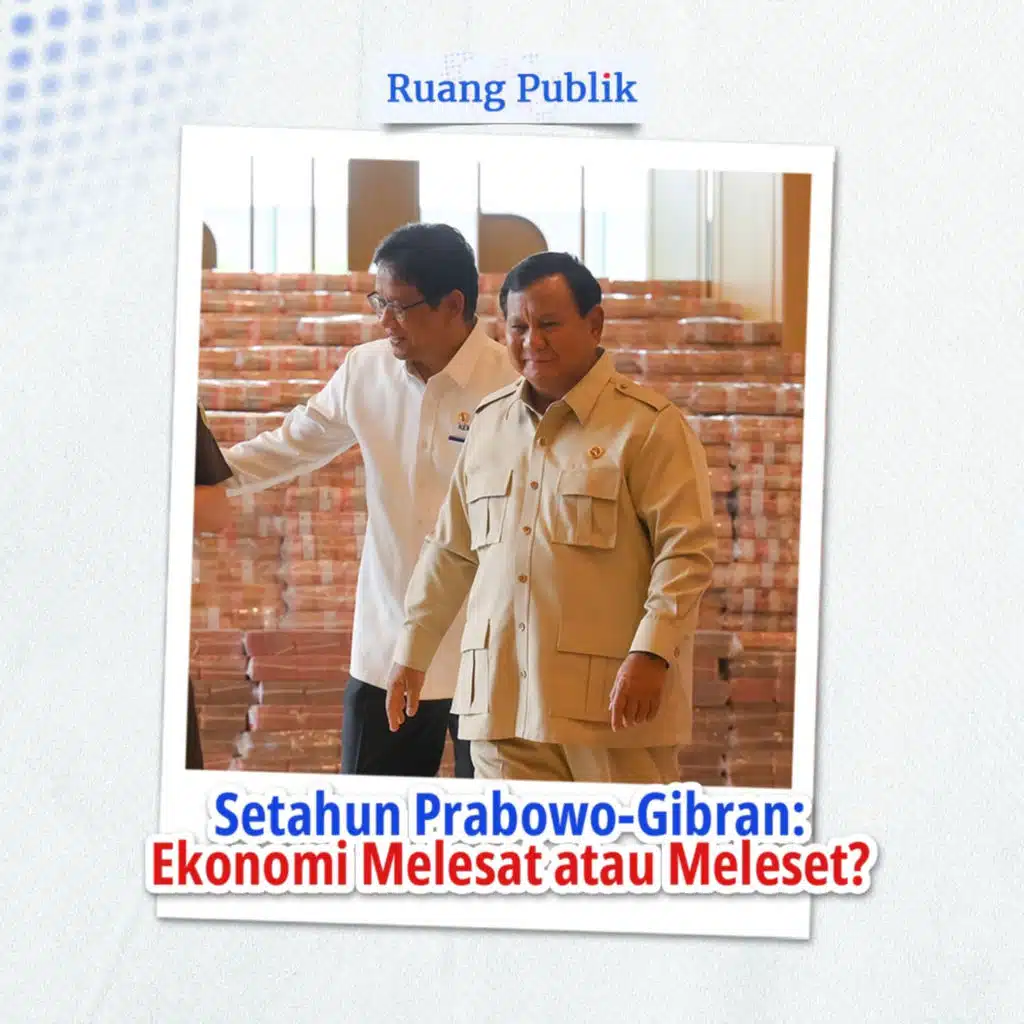 Setahun Prabowo-Gibran: Ekonomi Melesat atau Meleset?