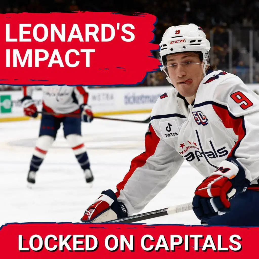 BREAKTHROUGH: Ryan Leonard's NHL Ascension | Can Capitals' Rookie IGNITE Scoring REVOLUTION?