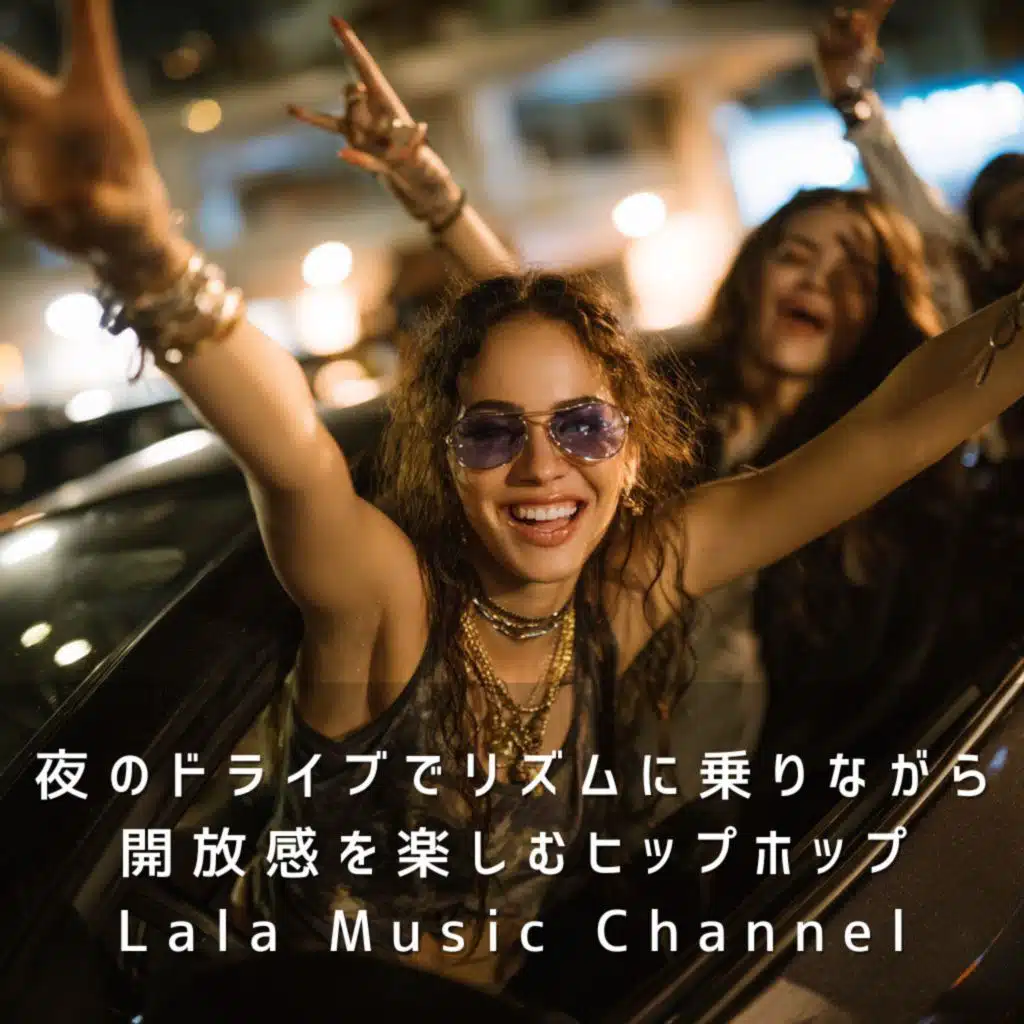 夜のドライブでリズムに乗りながら開放感を楽しむヒップホップ