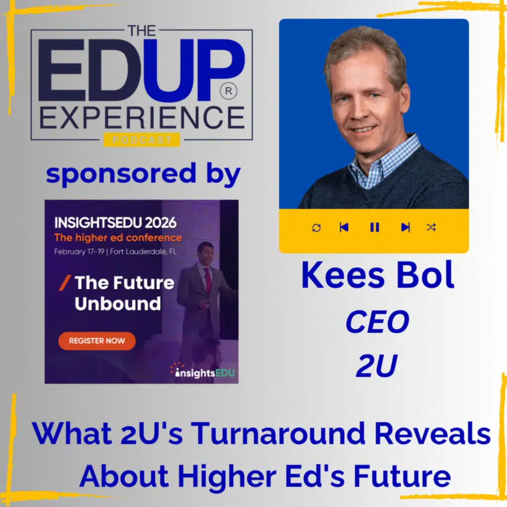 What 2U's Turnaround Reveals About Higher Ed's Future - Kees Bol, CEO, 2U