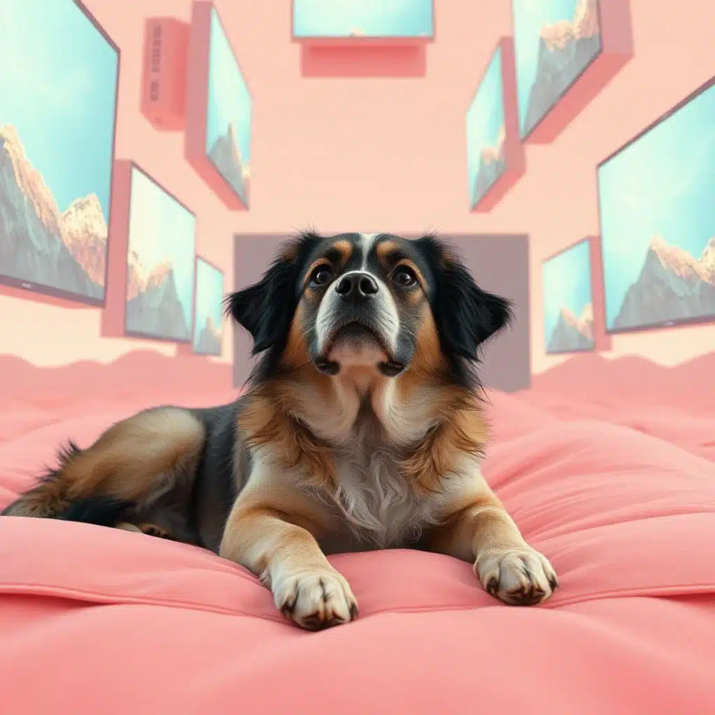 演算法養的狗子-它比我懂我， 連嘆氣都能捕捉到。 我想逃， 它說“別鬧”， 順著手又搖了搖。