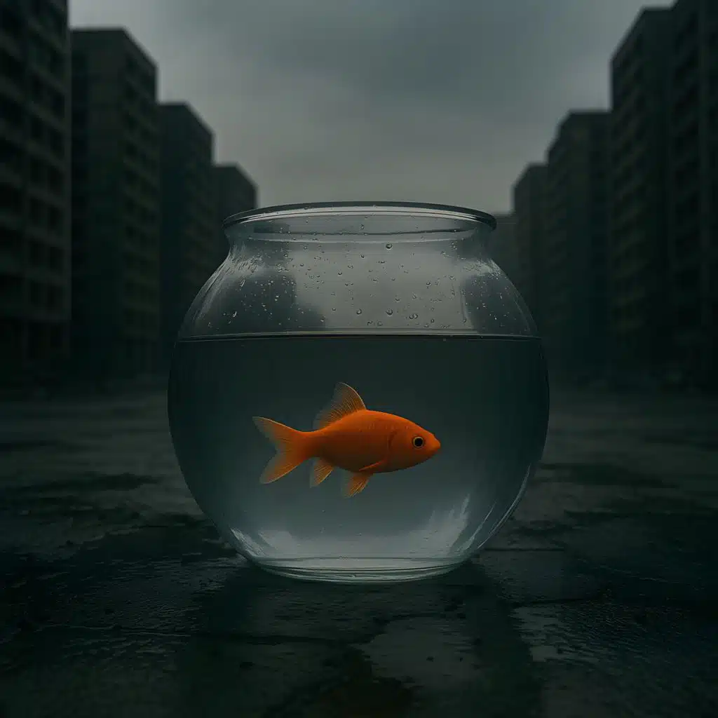 Goldfisch im Glas