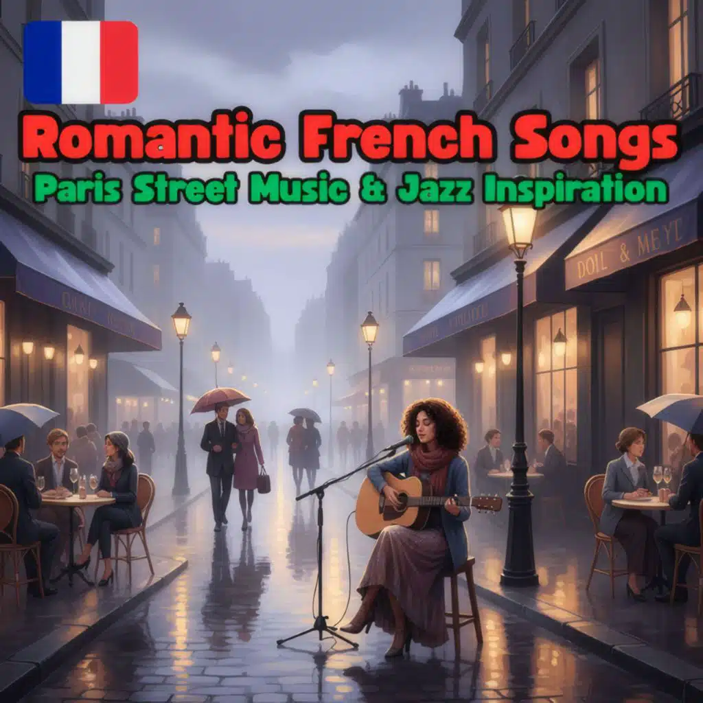 Romantic French Songs – Paris Street Music & Jazz Inspiration