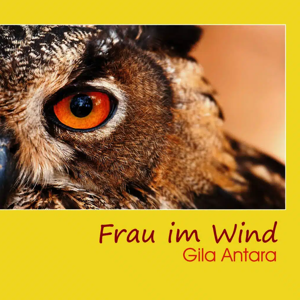 Frau im Wind