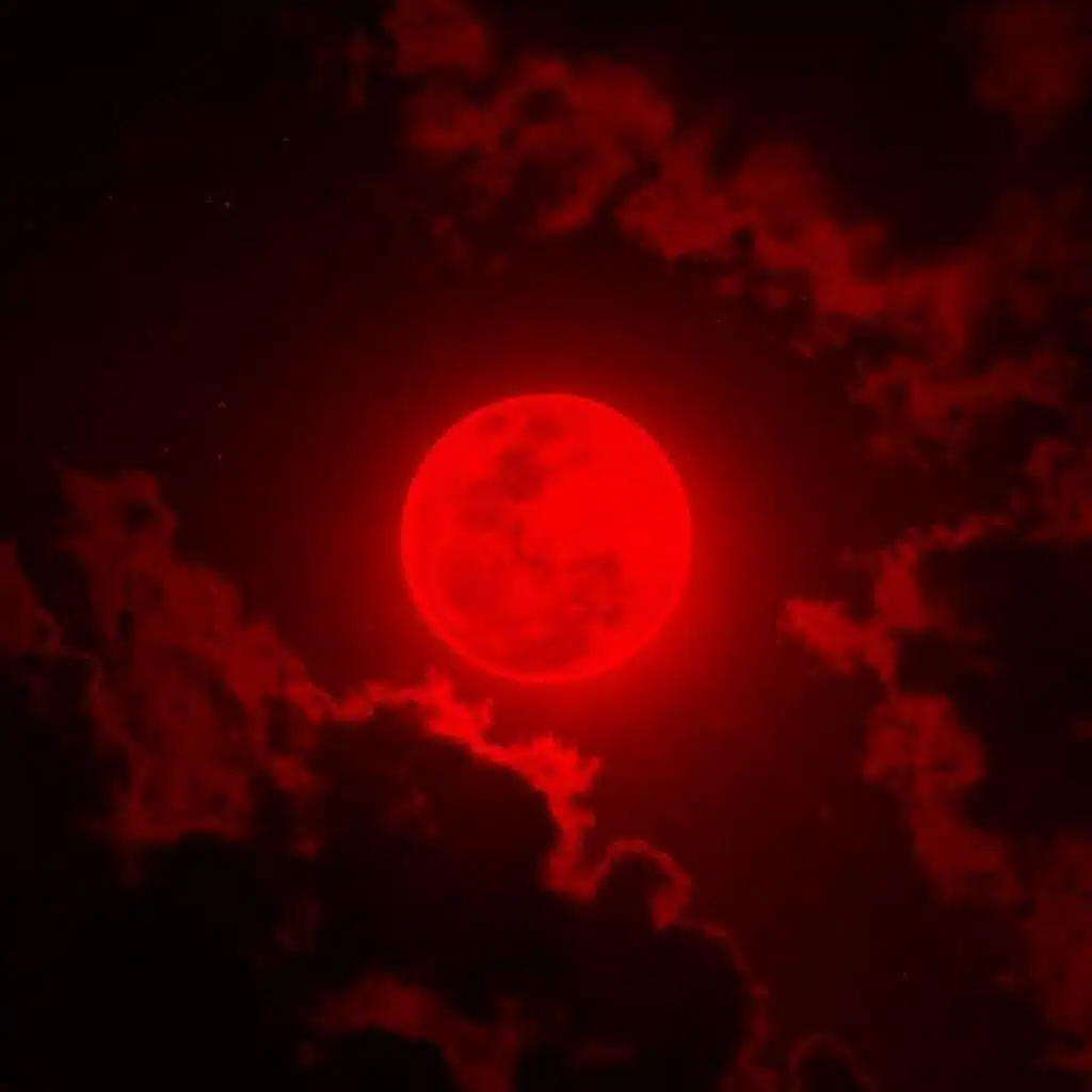 WHEN THE MOON TURNED CRIMSON