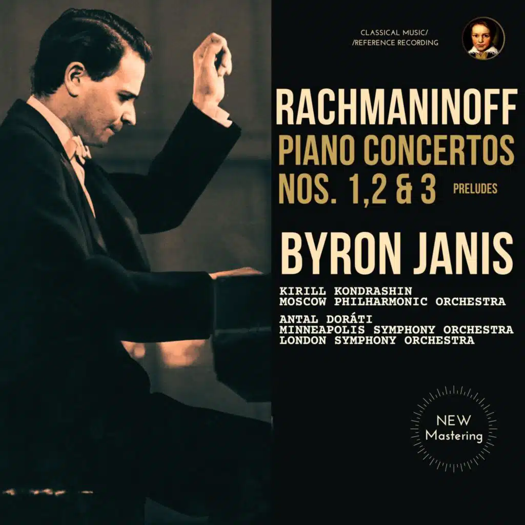 Rachmaninoff: Piano Concertos Nos. 1,2 & 3 by Byron Janis (2025 Remastered, Moscow, London & Minneapolis 1960-1962)