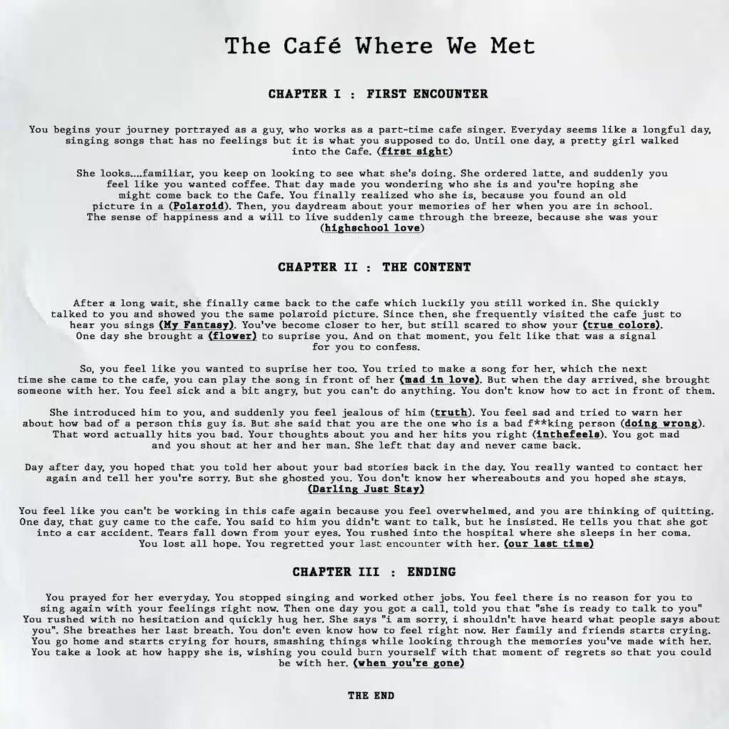 The Café Where We Met Chapter II