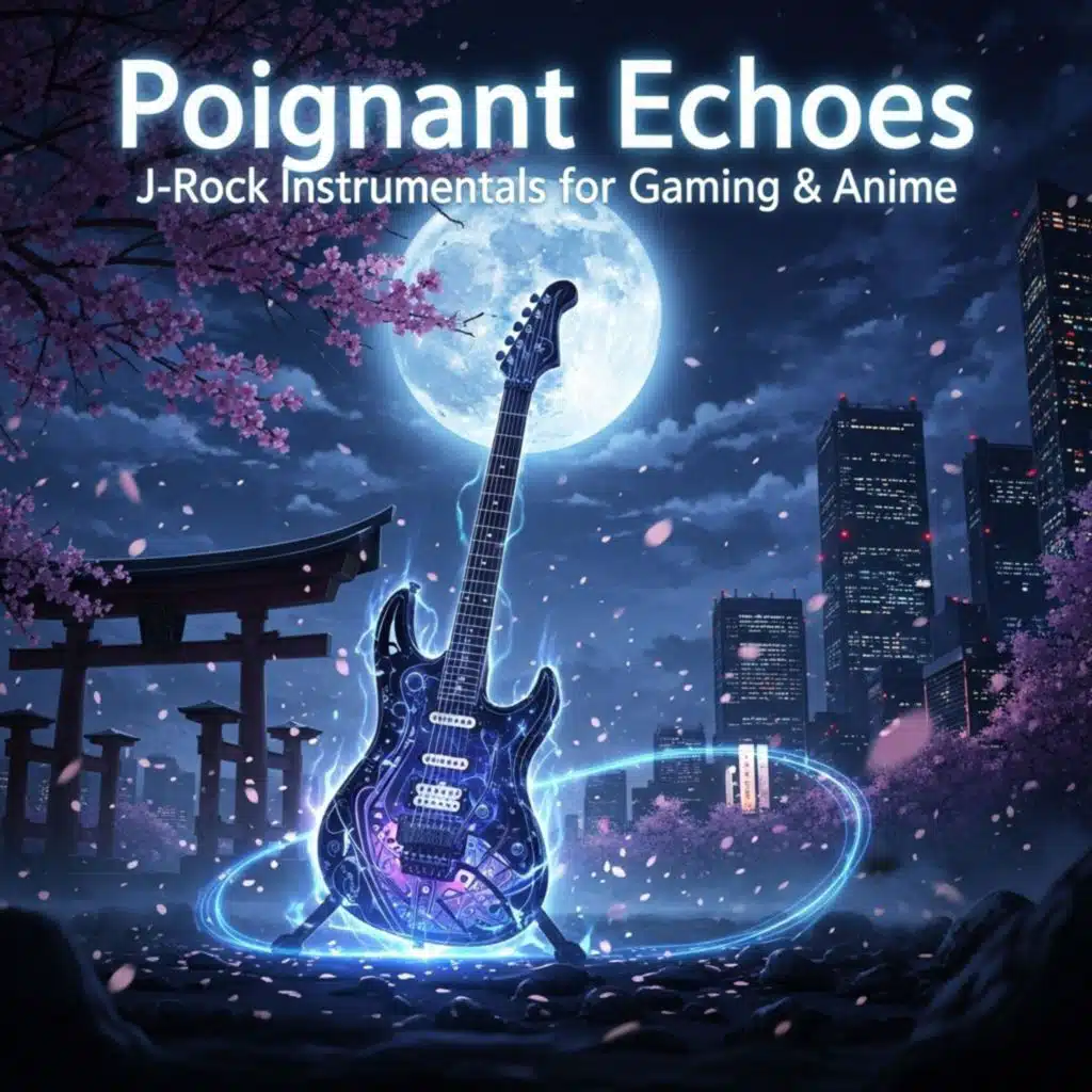Poignant Echoes: J-Rock Instrumentals for Gaming & Anime