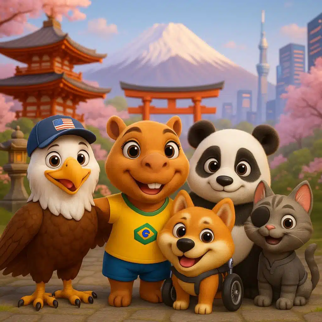 The Besties Visit Japan