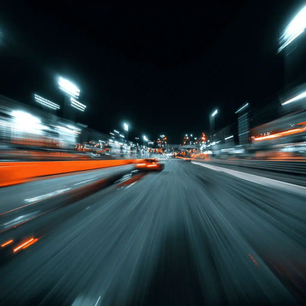 Through the highway late at night