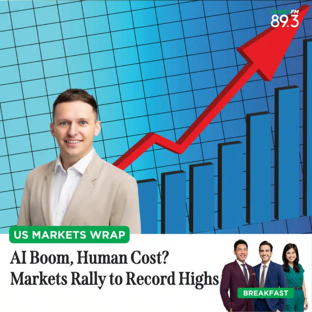 US Markets Wrap: AI Boom, Human Cost? Markets Rally to Record Highs