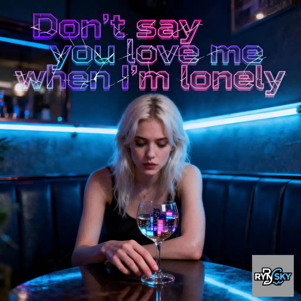 Don't say you love me when I'm lonely
