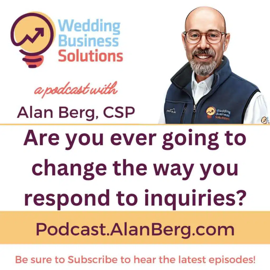 Are you ever going to change the way you respond to inquiries?