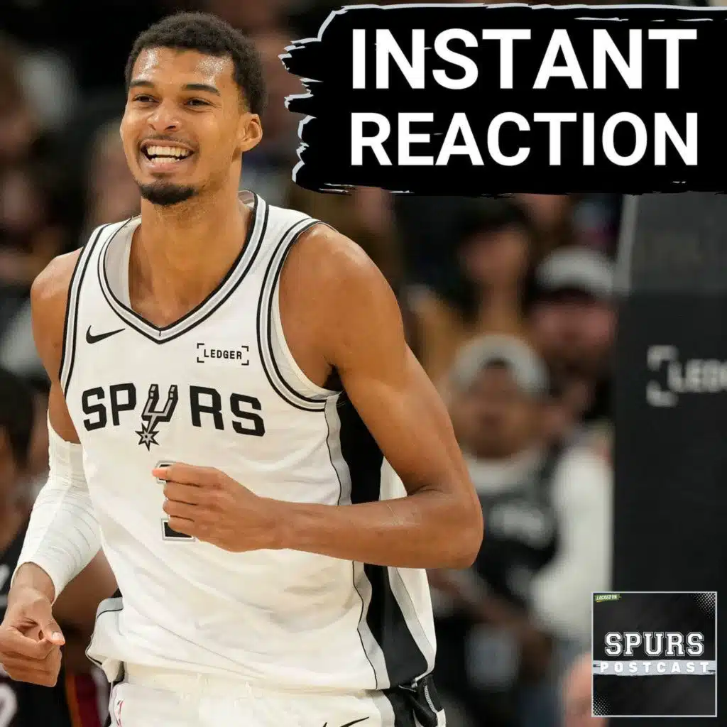 SPURS POSTCAST: HISTORY! Victor Wembanyama, Spurs top Miami Heat | 5-0 for first time ever