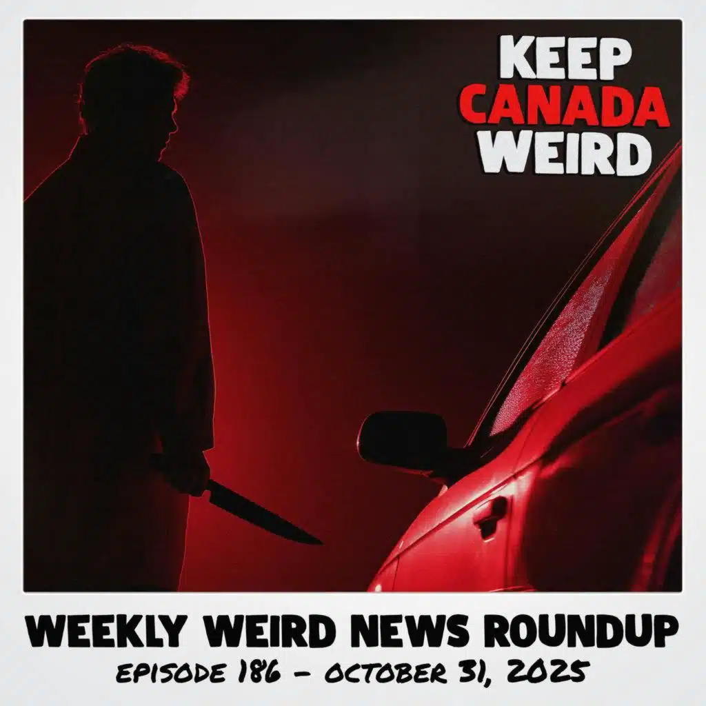 KEEP CANADA WEIRD - 186 - 2025/10/31 - Hairbrush Heist, Carwash Chaos, the Red Car Ripper, and Duck Lake