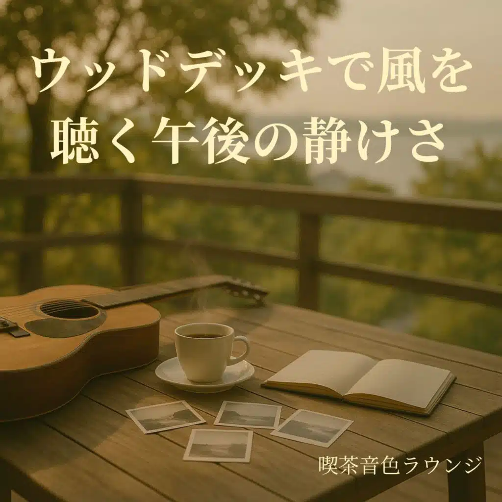 ウッドデッキで風を聴く午後の静けさ