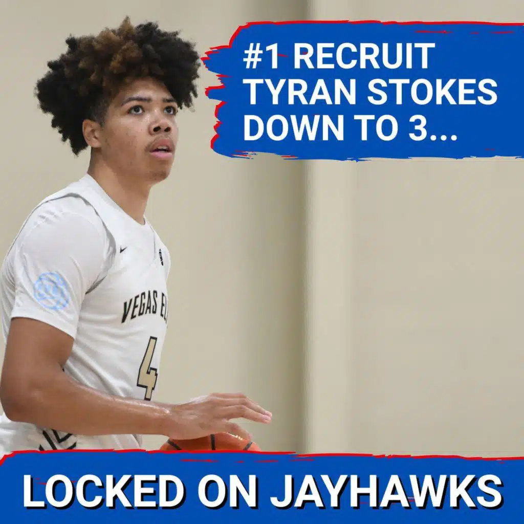 ALERT: 5-Star Tyran Stokes Narrows to THREE Schools Including Kansas | Can Bill Self OVERCOME Nike?