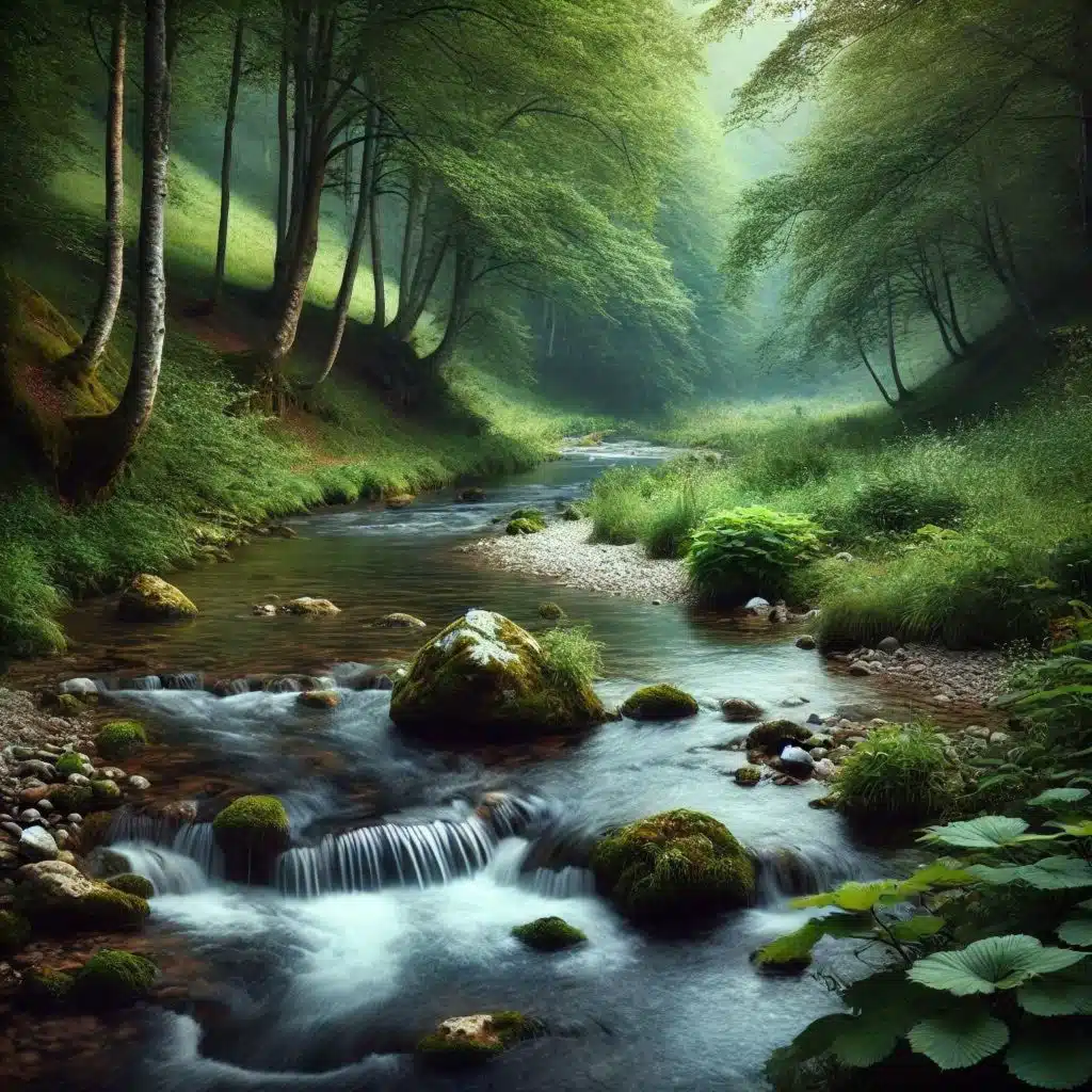 Courant d'EAU apaisant pour une relaxation profonde et un sommeil calme