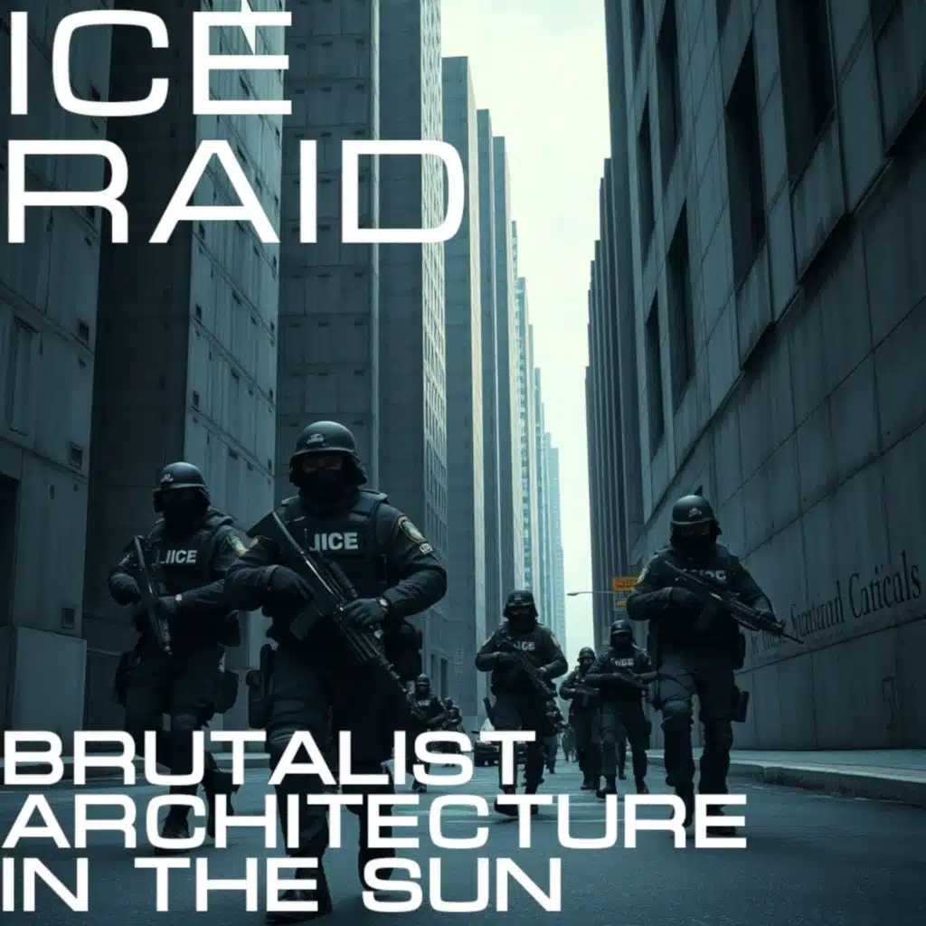 Brutalist Architecture in the Sun