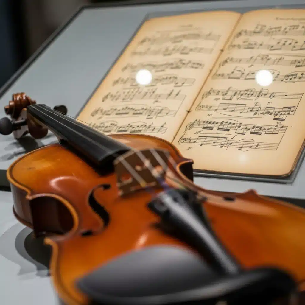 Classical Violin Background for Museums