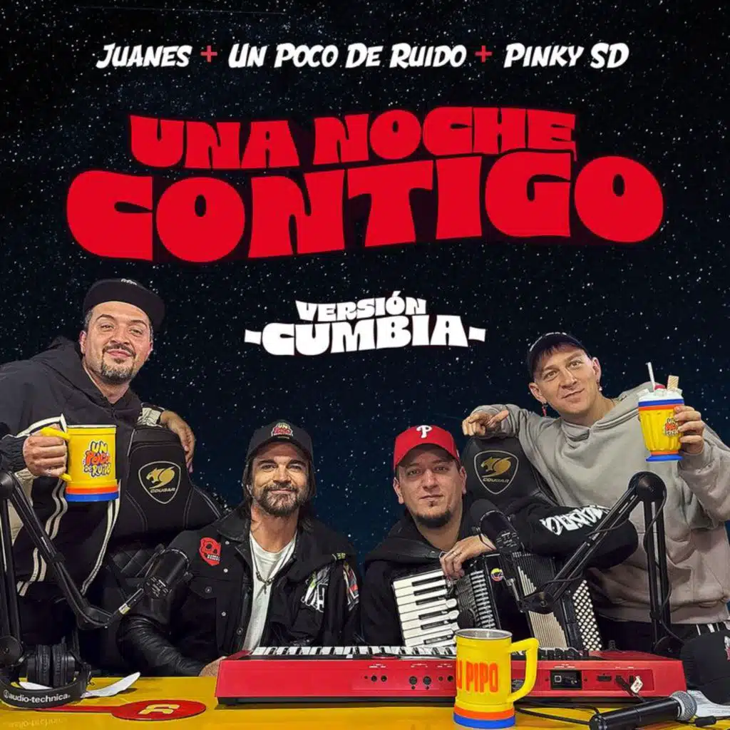 Juanes, Un Poco De Ruido & Pinky SD