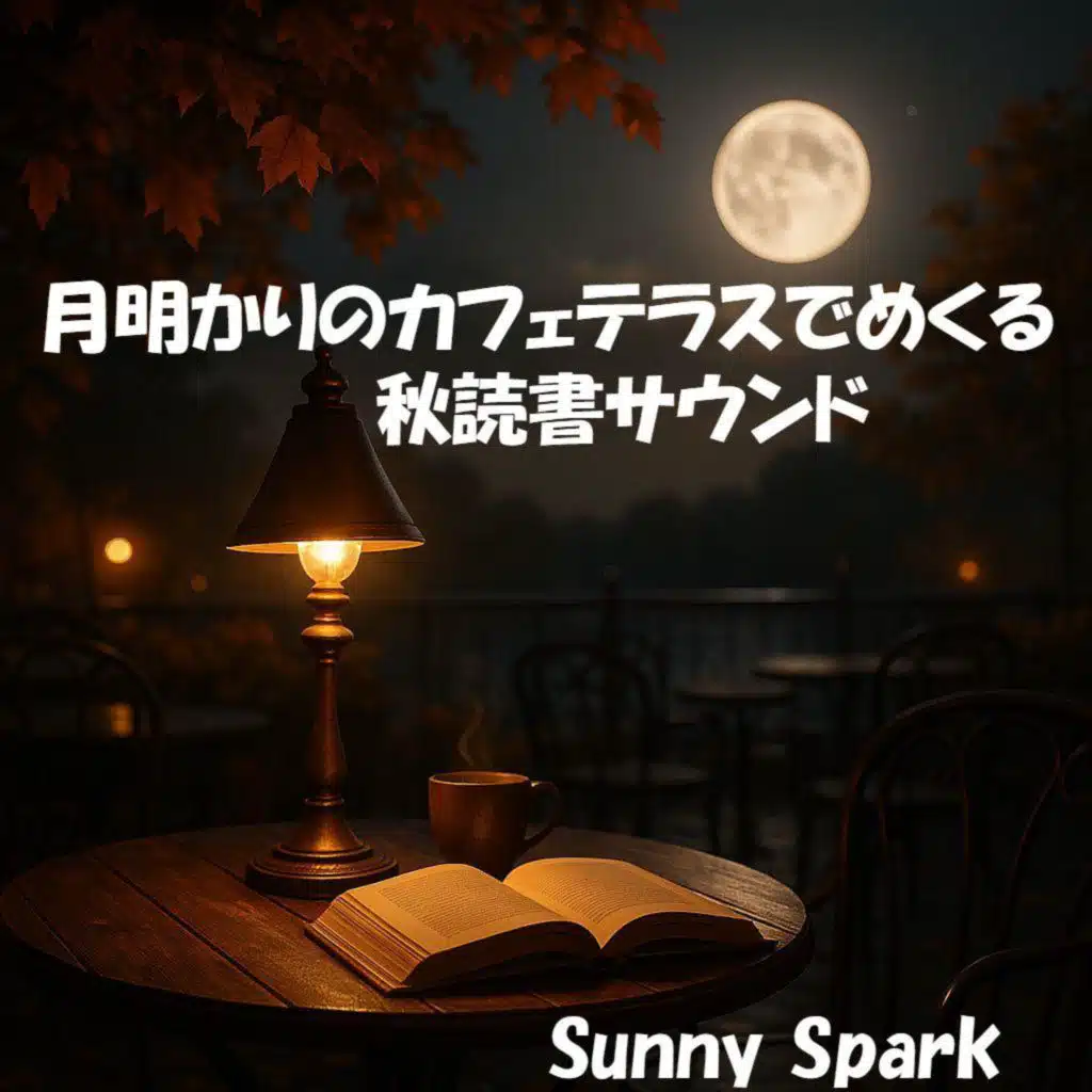 月明かりのカフェテラスでめくる秋読書サウンド