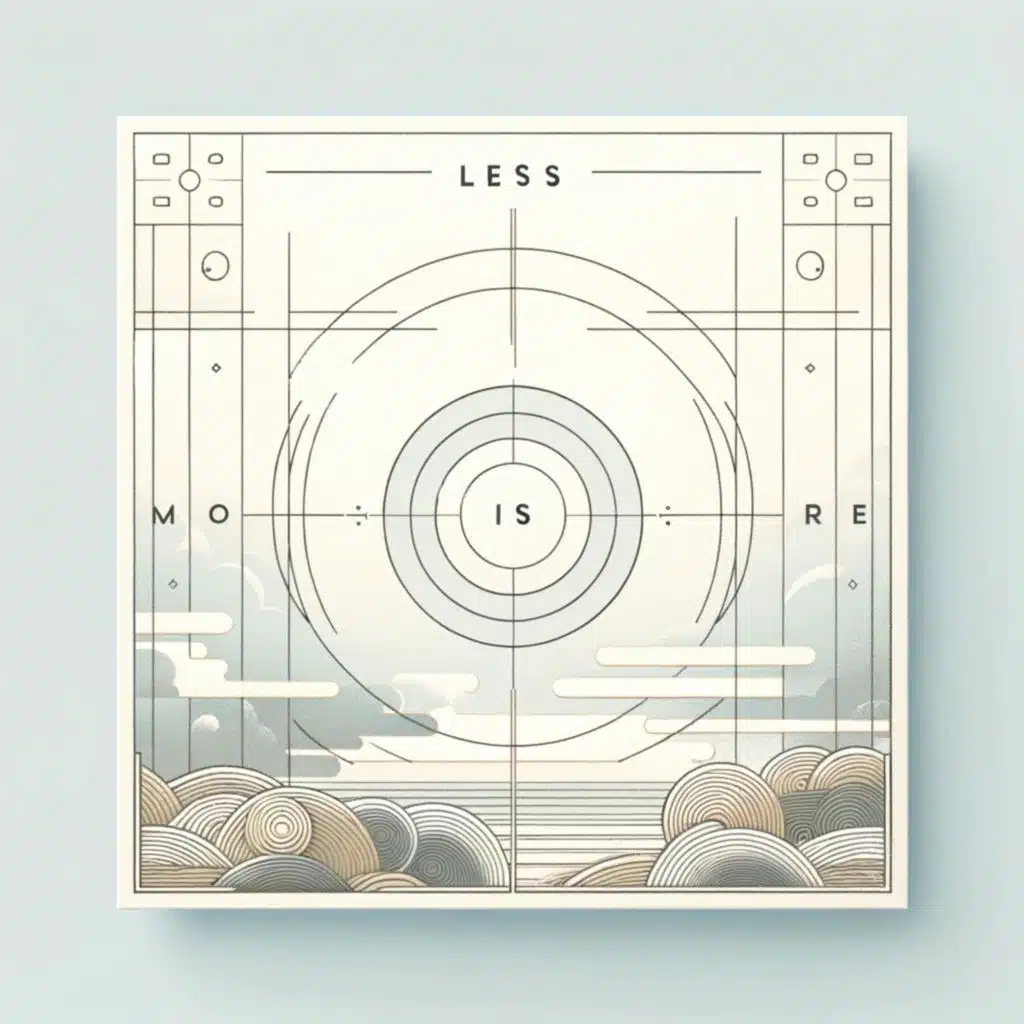 Less is more