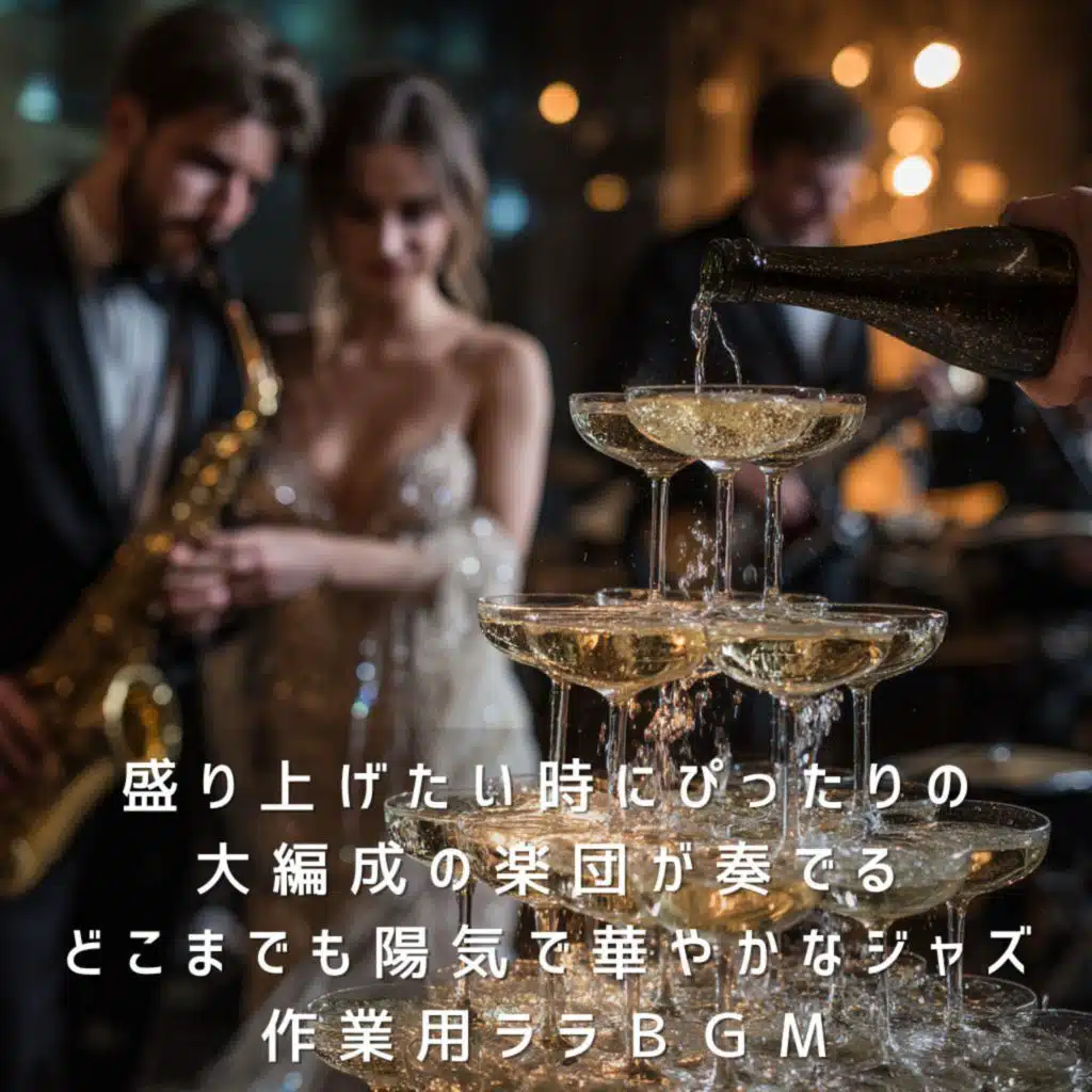 盛り上げたい時にぴったりの大編成の楽団が奏でるどこまでも陽気で華やかなジャズ