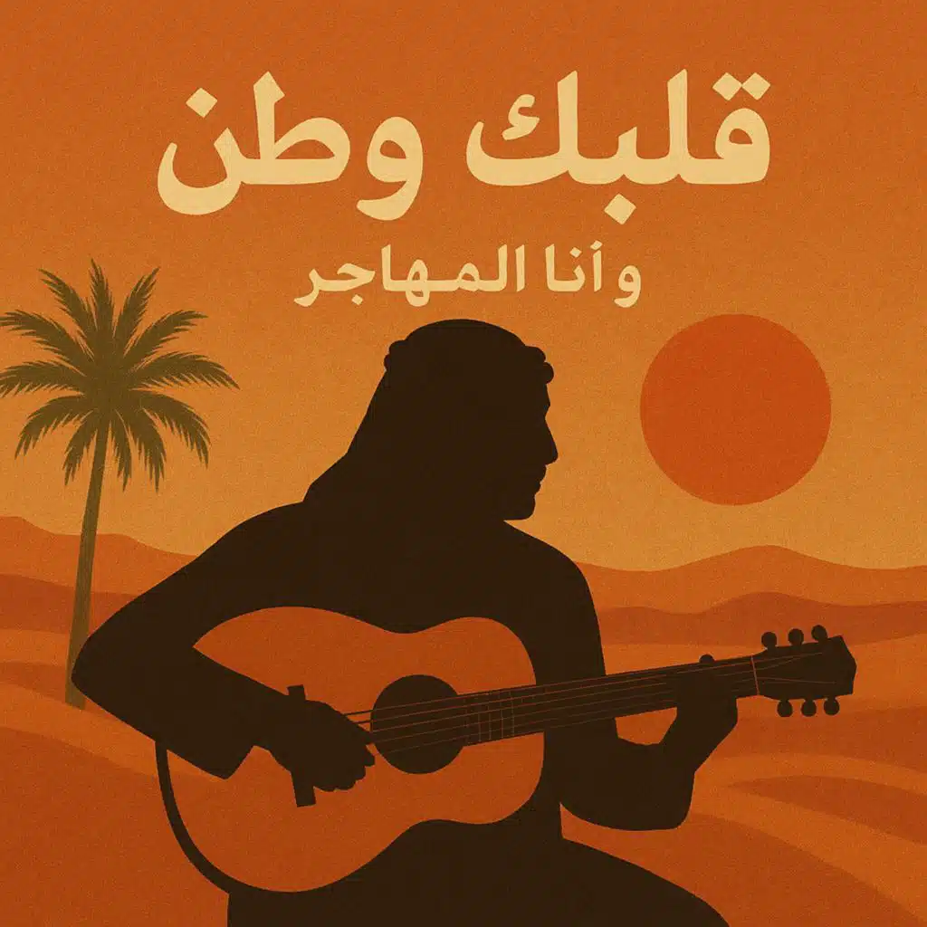 قلبك وطن وأنا المهاجر