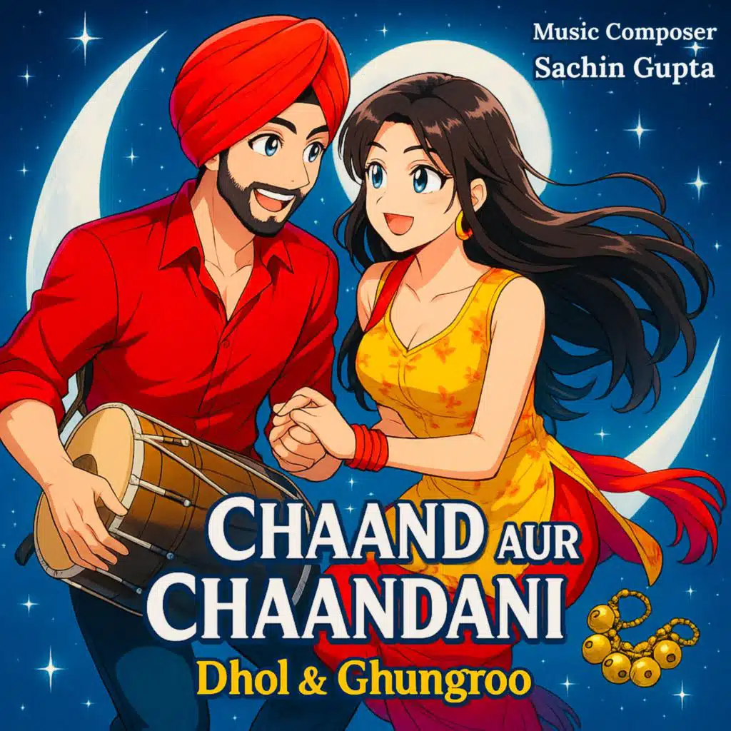 Chaand Aur Chaandni Dhol and Ghunghroo