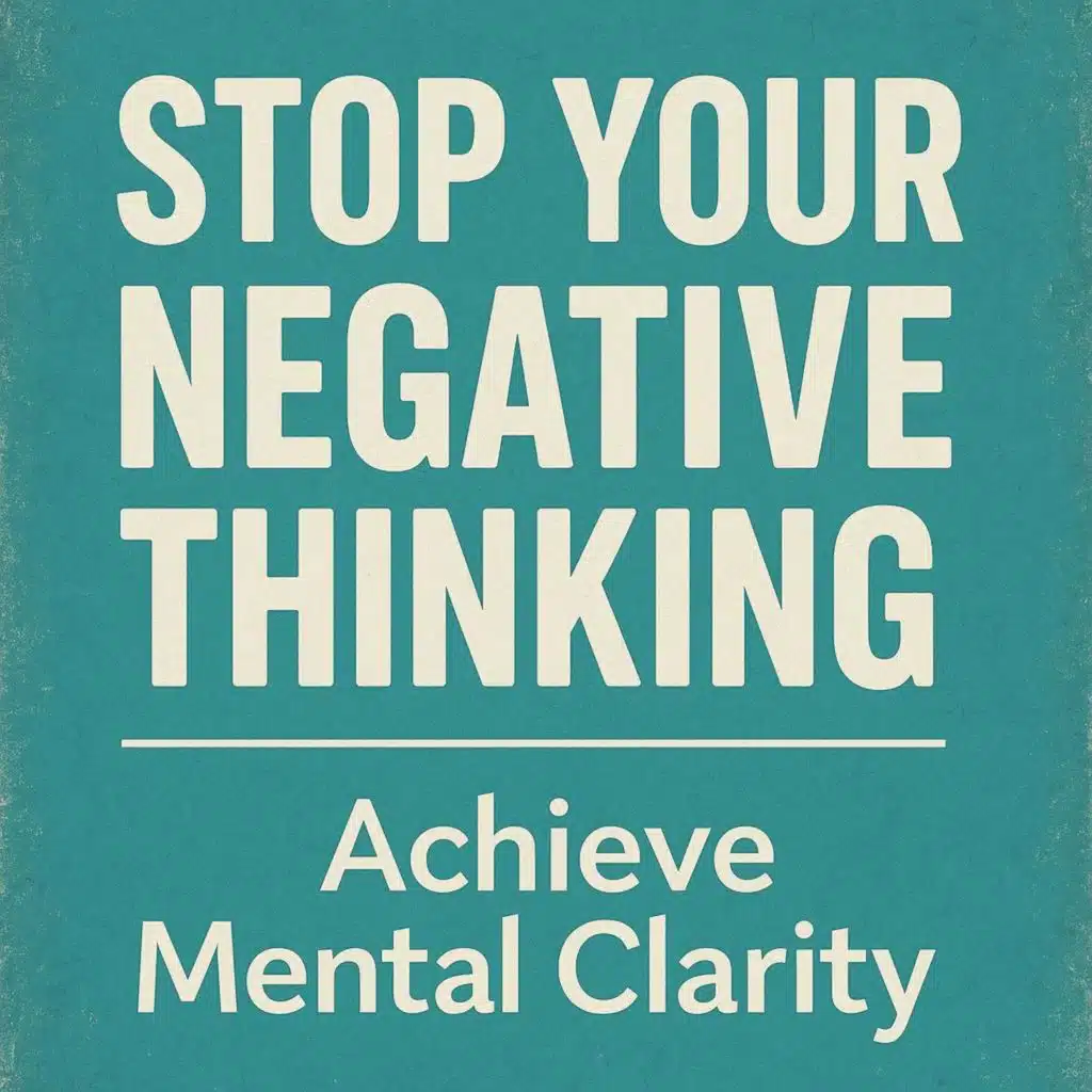 STOP YOUR NEGATIVE THINKING and Achieve Mental Clarity 💭 | Motivational Speech