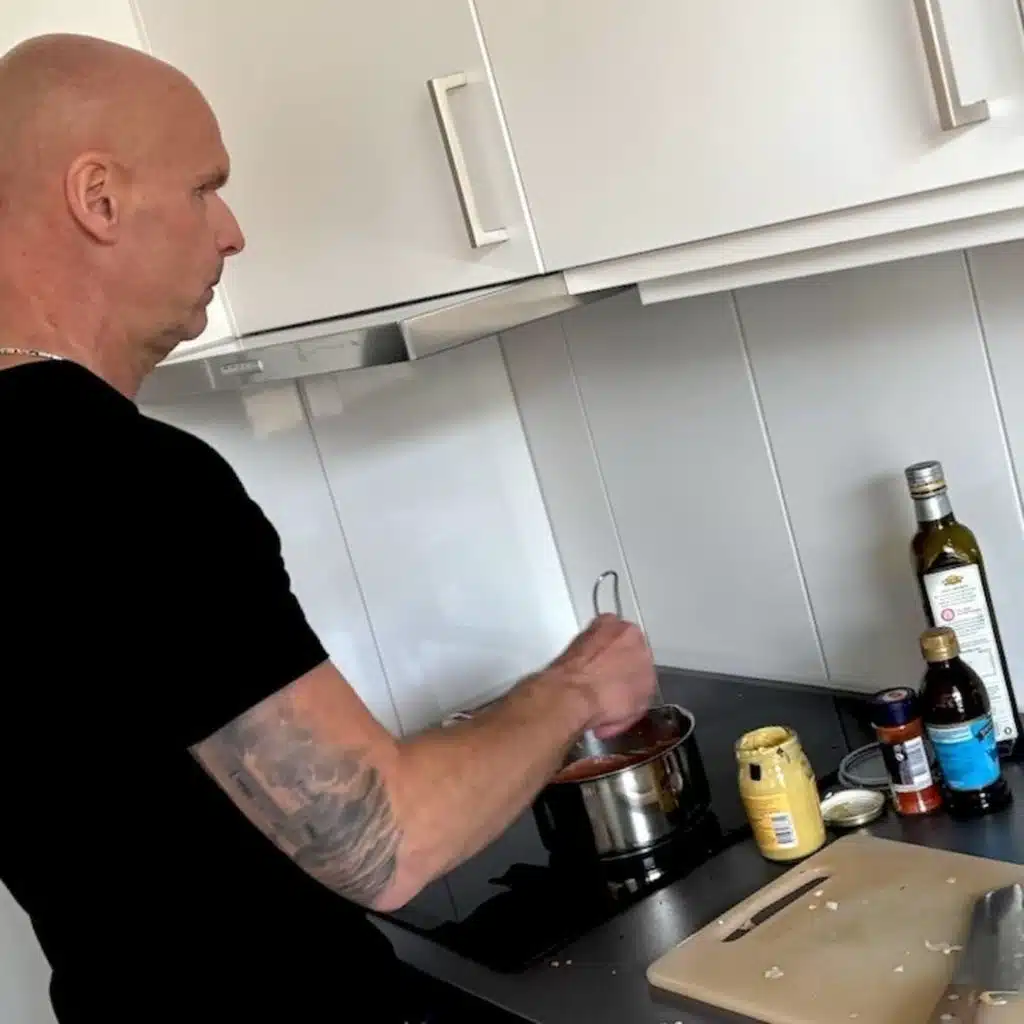 Så är det att laga mat som blind