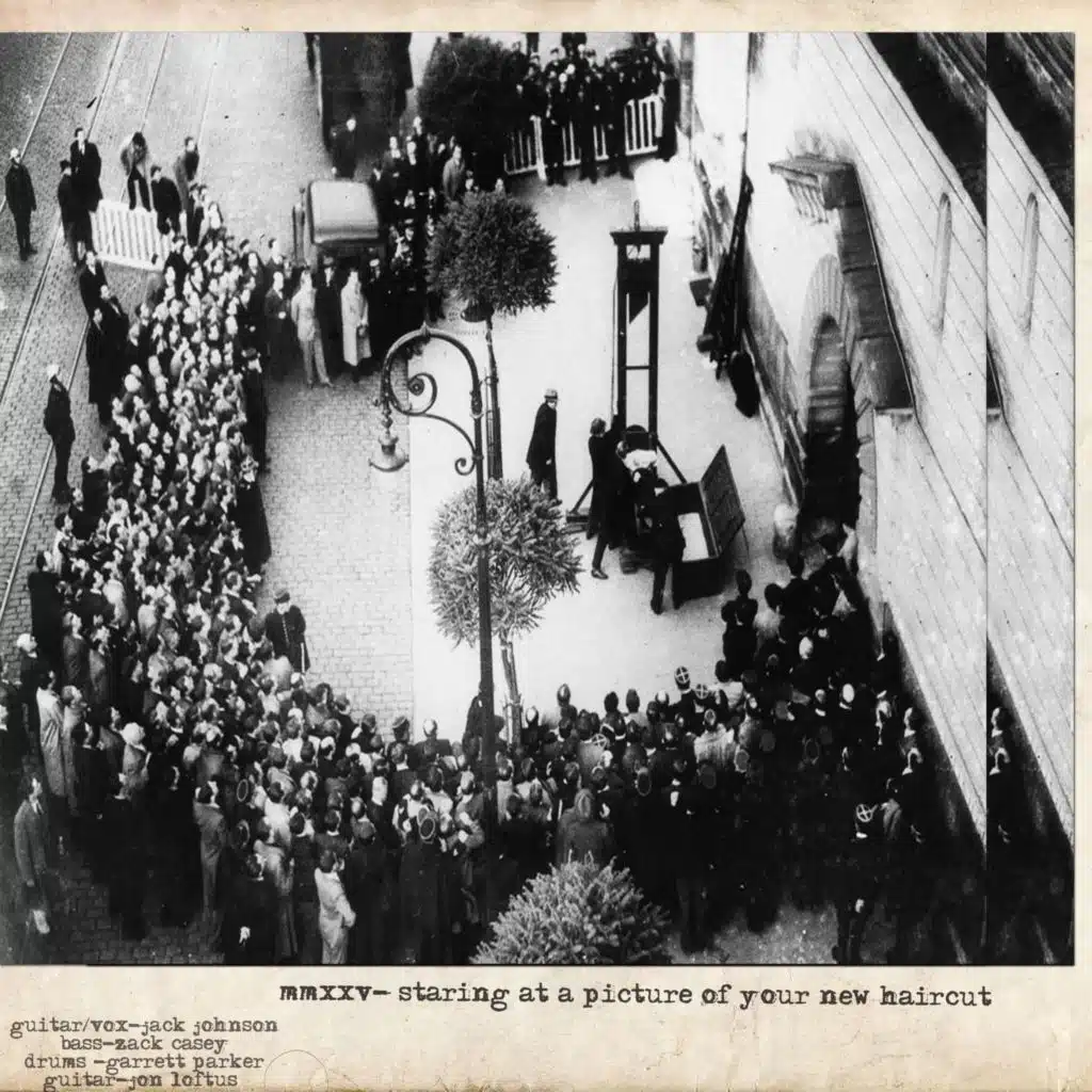 staring at a picture of your new haircut