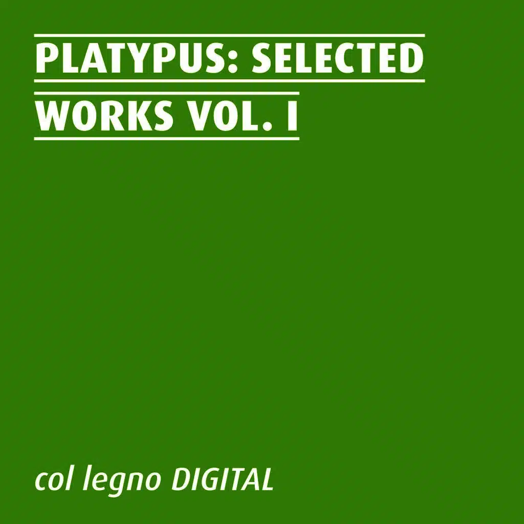 Selected Works, Vol. I