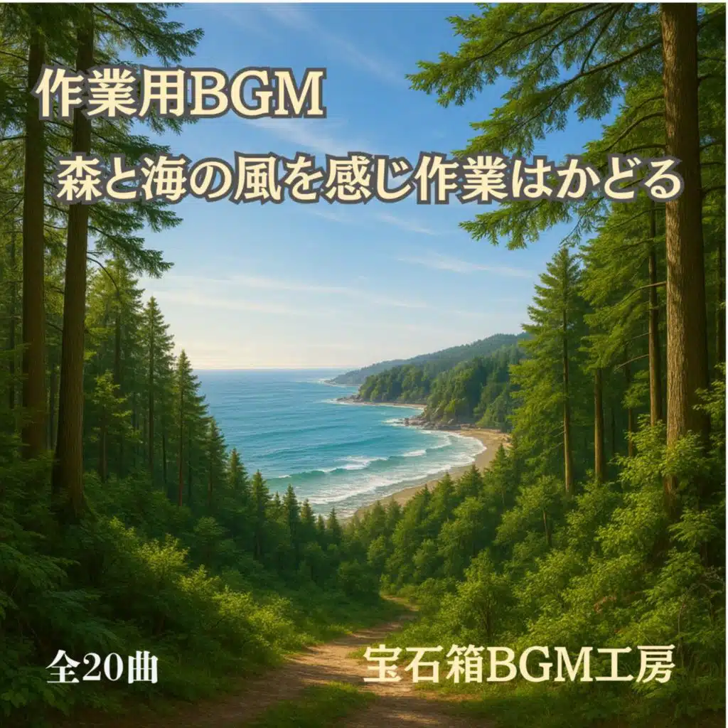 作業用BGM 森と海の風を感じ作業はかどる