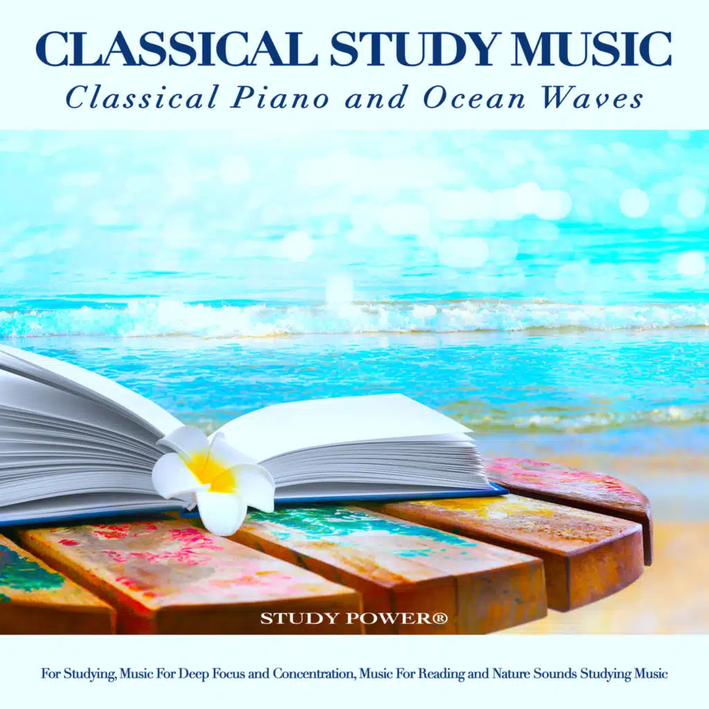 Arabesque - Debussy - Classical Study Music - Ocean Waves Sounds - Classical Piano for Studying