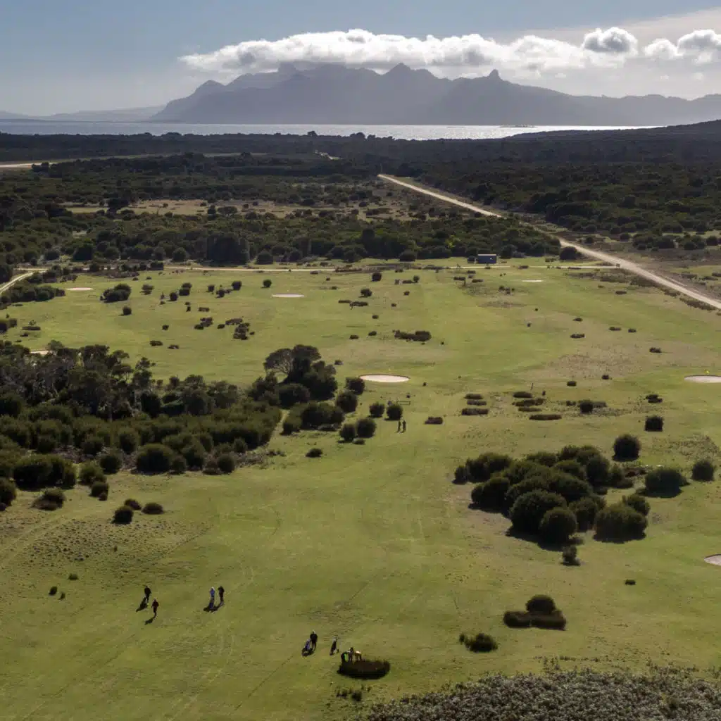 The Tasmanian golf course where shoes are optional and vibes are high