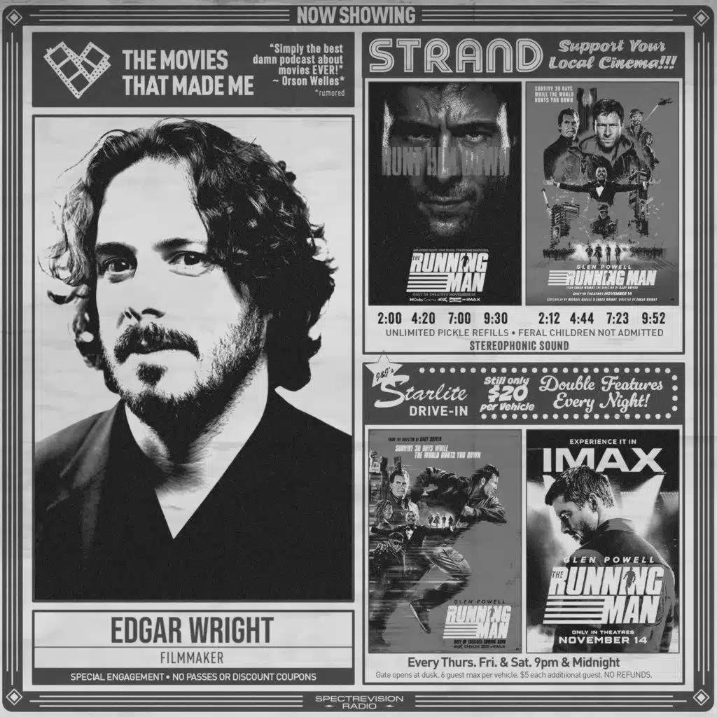 RUNNING MAN director Edgar Wright Returns!
