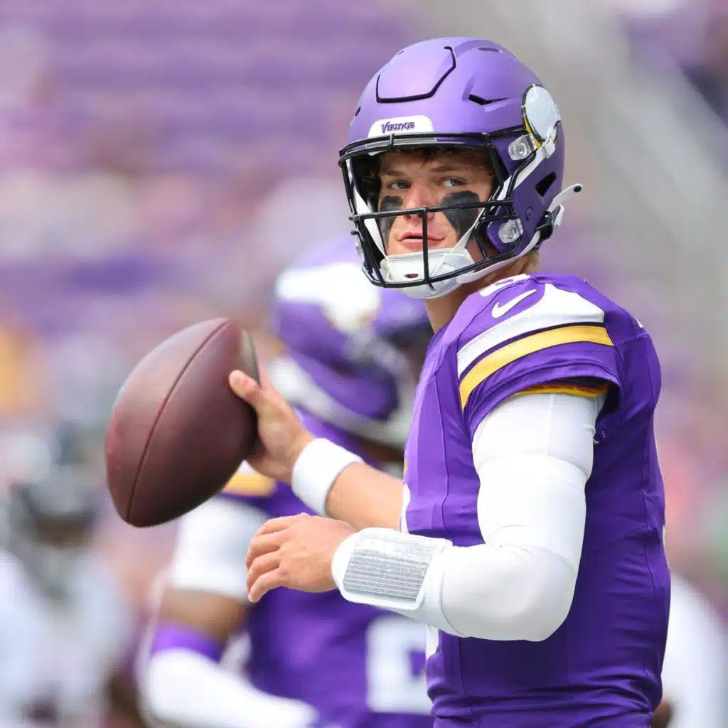 Why does Dane Mizutani feel some of JJ  McCarthy's numbers from Sunday were skewed?