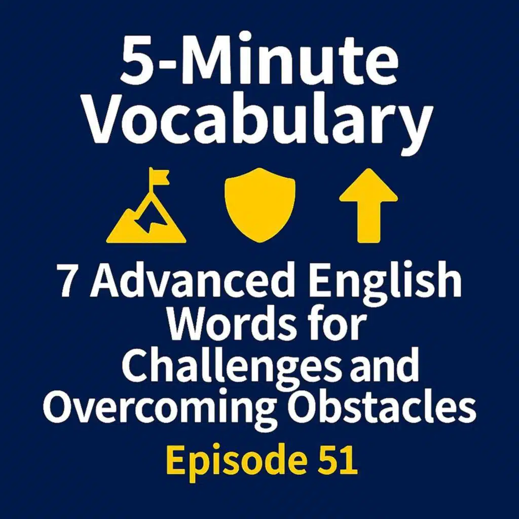 7 Advanced English Words for Challenges and Overcoming Obstacles