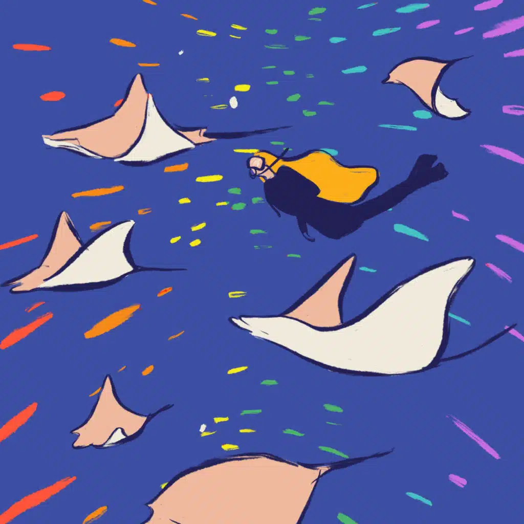 Diving for Rays