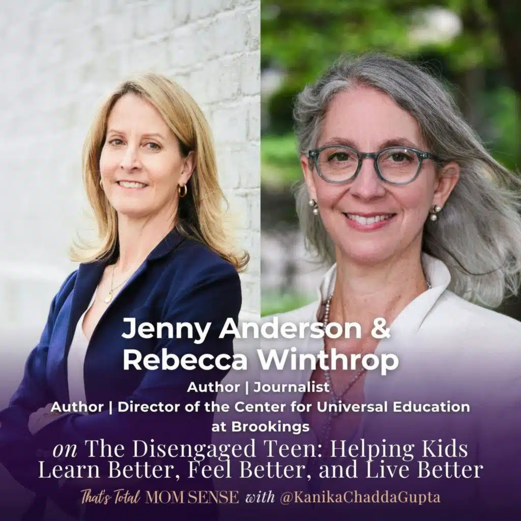 JENNY ANDERSON AND REBECCA WINTHROP: The Disengaged Teen: Helping Kids Learn Better, Feel Better, and Live Better